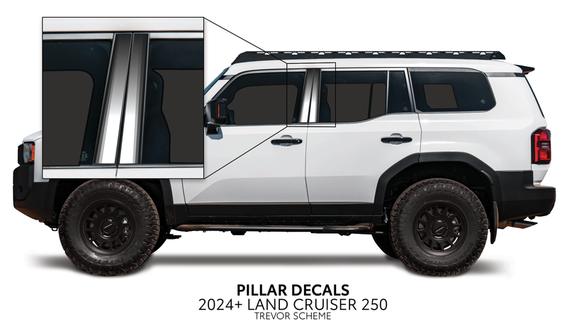 Load image into Gallery viewer, 2024+ Land Cruiser 250 Door Pillar Decals
