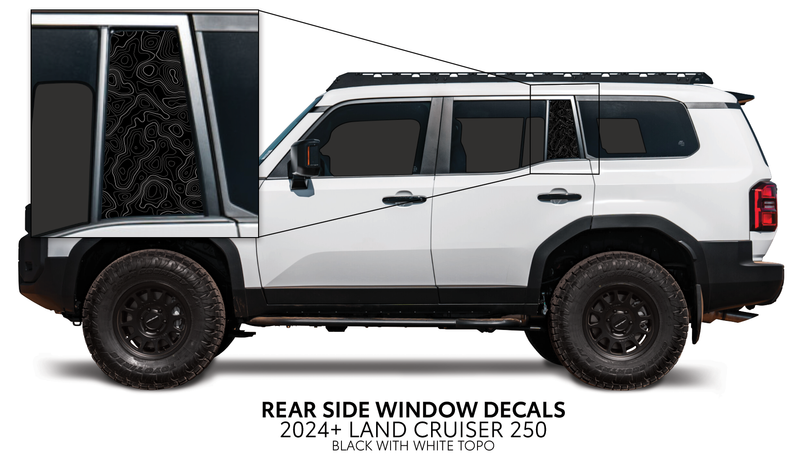 Load image into Gallery viewer, 2024+ Land Cruiser 250 Rear Side Window Decal

