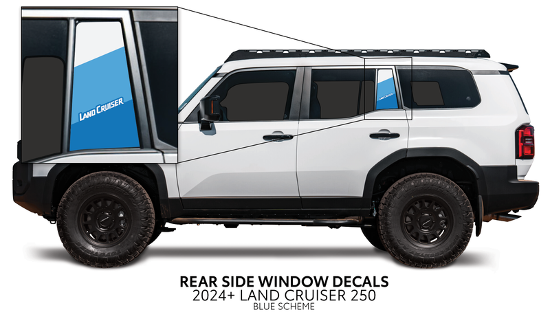 Load image into Gallery viewer, 2024+ Land Cruiser 250 Rear Side Window Decal

