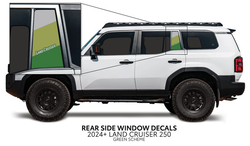 Load image into Gallery viewer, 2024+ Land Cruiser 250 Rear Side Window Decal
