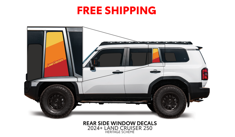 Load image into Gallery viewer, 2024+ Land Cruiser 250 Rear Side Window Decal
