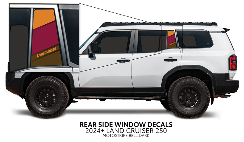 Load image into Gallery viewer, 2024+ Land Cruiser 250 Rear Side Window Decal
