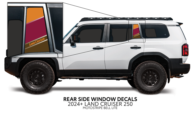 Load image into Gallery viewer, 2024+ Land Cruiser 250 Rear Side Window Decal
