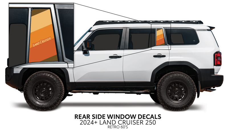 Load image into Gallery viewer, 2024+ Land Cruiser 250 Rear Side Window Decal
