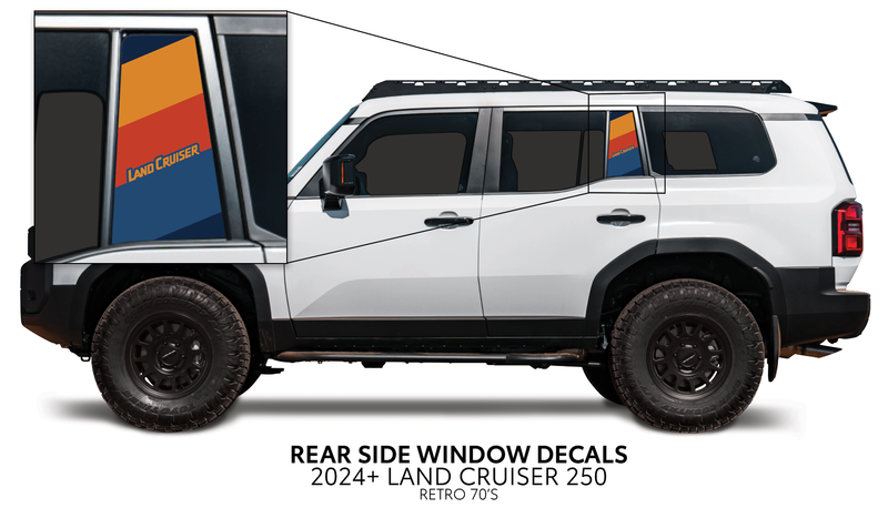 Load image into Gallery viewer, 2024+ Land Cruiser 250 Rear Side Window Decal
