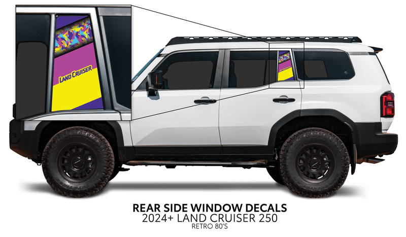 Load image into Gallery viewer, 2024+ Land Cruiser 250 Rear Side Window Decal
