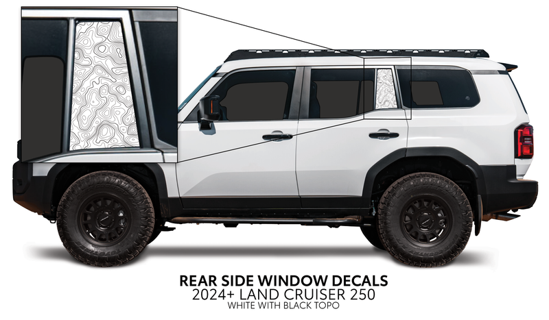 Load image into Gallery viewer, 2024+ Land Cruiser 250 Rear Side Window Decal
