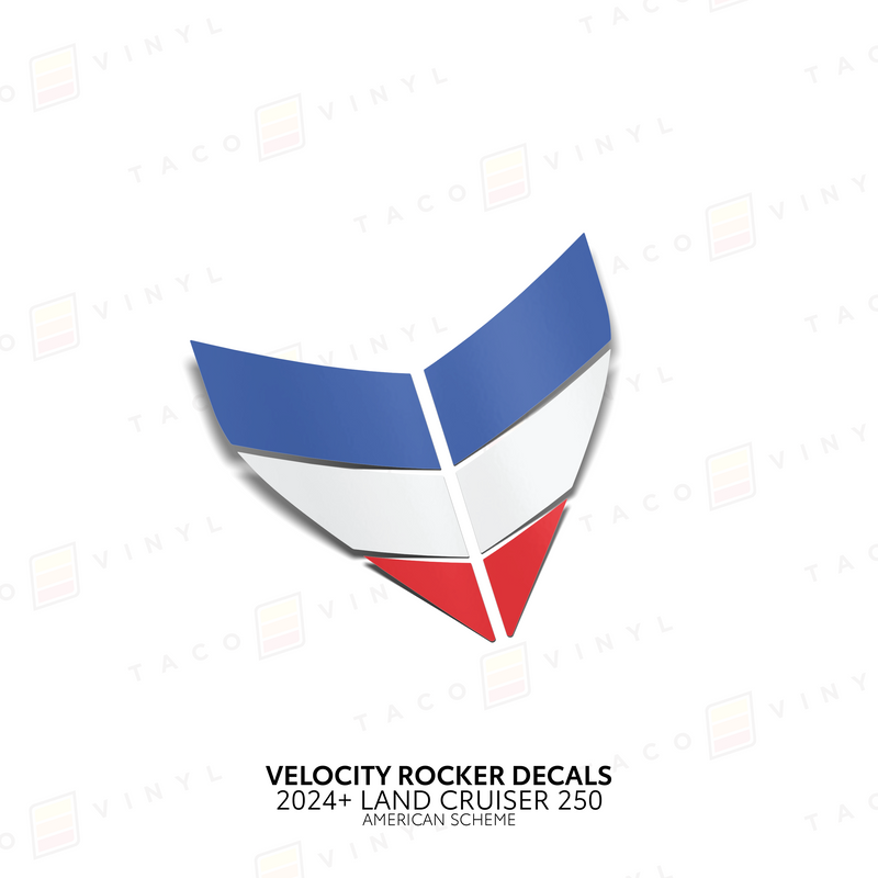 Load image into Gallery viewer, 2024+ Land Cruiser 250 Velocity Lower Rocker Decals
