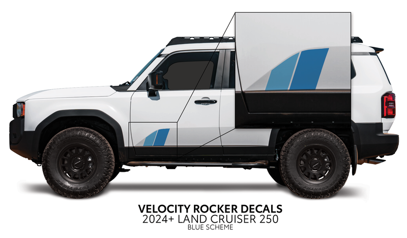 Load image into Gallery viewer, 2024+ Land Cruiser 250 Velocity Lower Rocker Decals
