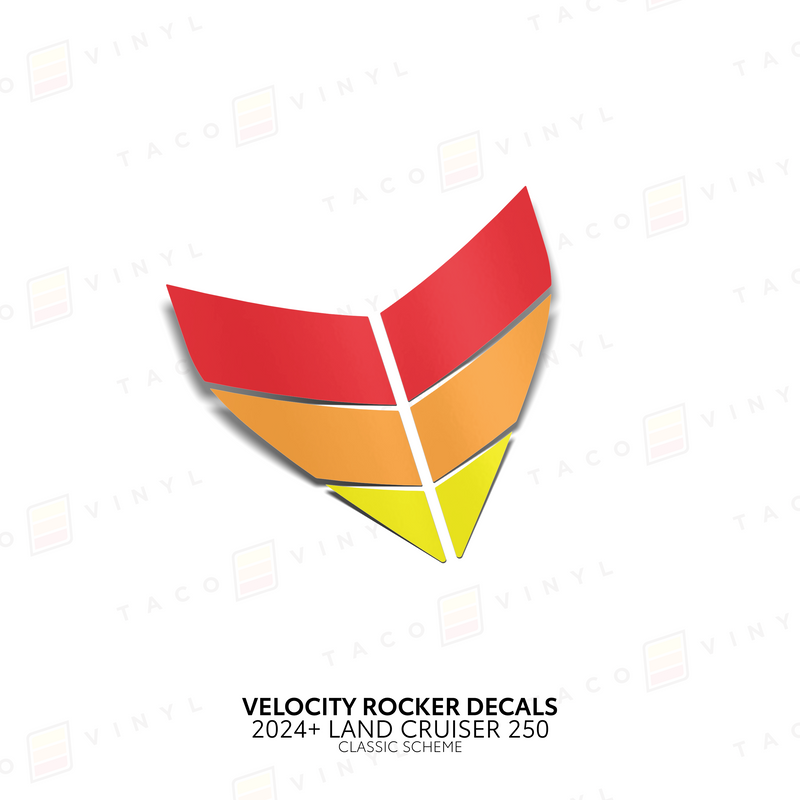 Load image into Gallery viewer, 2024+ Land Cruiser 250 Velocity Lower Rocker Decals
