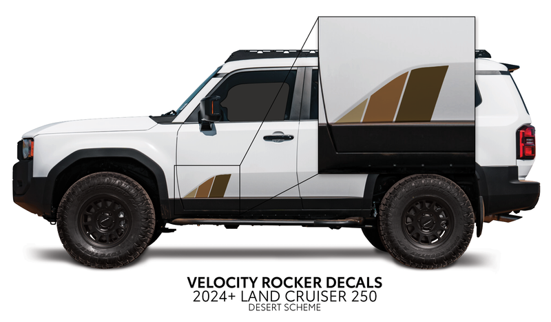 Load image into Gallery viewer, 2024+ Land Cruiser 250 Velocity Lower Rocker Decals

