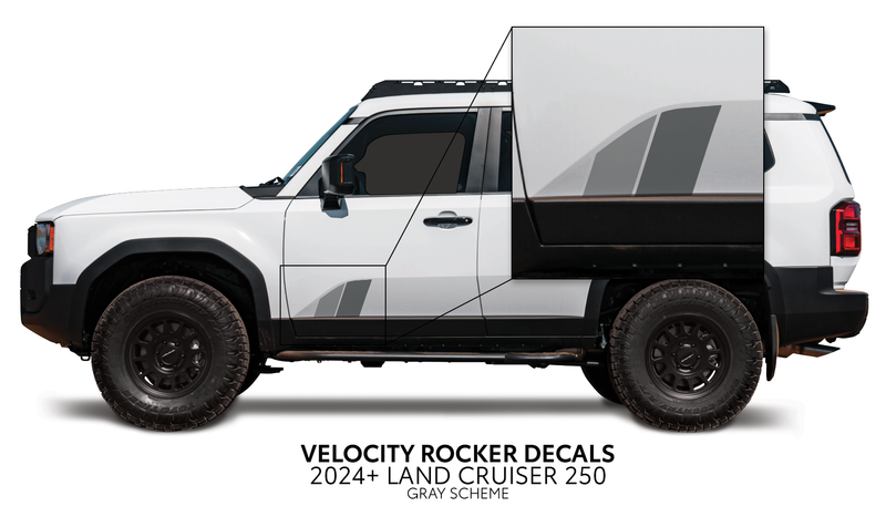 Load image into Gallery viewer, 2024+ Land Cruiser 250 Velocity Lower Rocker Decals
