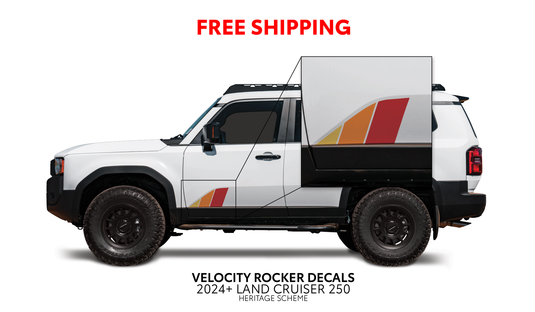 2024+ Land Cruiser 250 Velocity Lower Rocker Decals