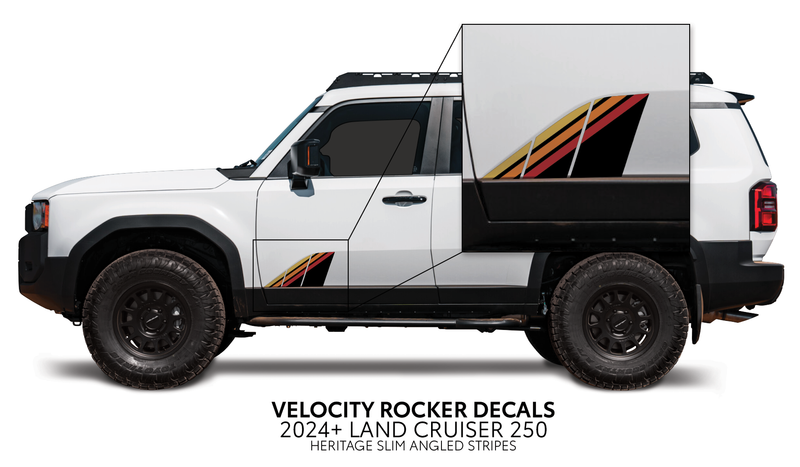 Load image into Gallery viewer, 2024+ Land Cruiser 250 Velocity Lower Rocker Decals
