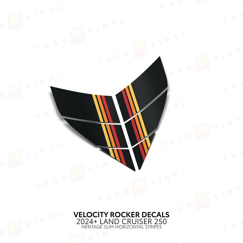 Load image into Gallery viewer, 2024+ Land Cruiser 250 Velocity Lower Rocker Decals
