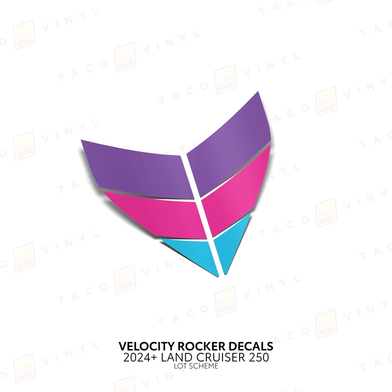 Load image into Gallery viewer, 2024+ Land Cruiser 250 Velocity Lower Rocker Decals

