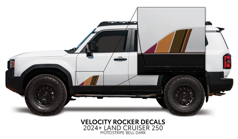 Load image into Gallery viewer, 2024+ Land Cruiser 250 Velocity Lower Rocker Decals
