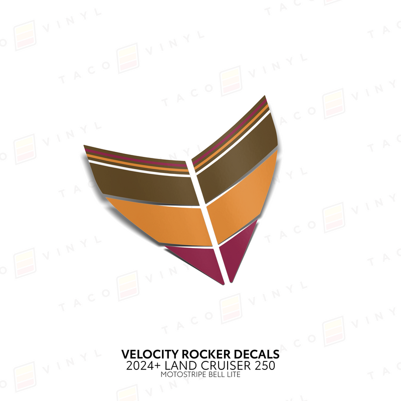 Load image into Gallery viewer, 2024+ Land Cruiser 250 Velocity Lower Rocker Decals
