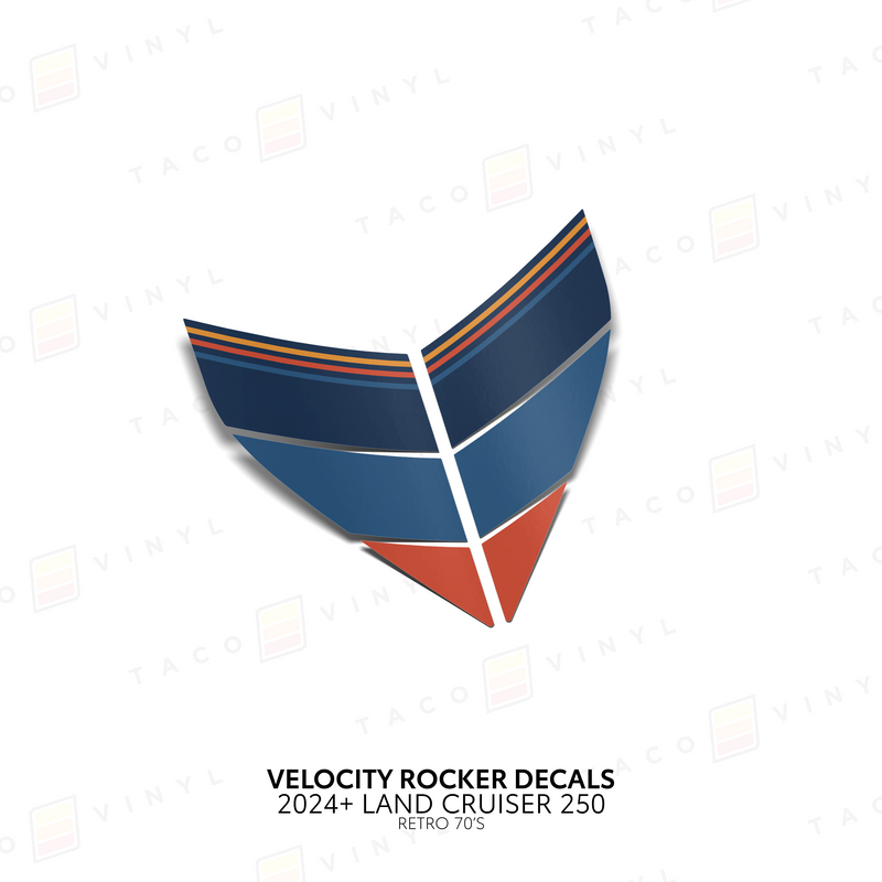 Load image into Gallery viewer, 2024+ Land Cruiser 250 Velocity Lower Rocker Decals
