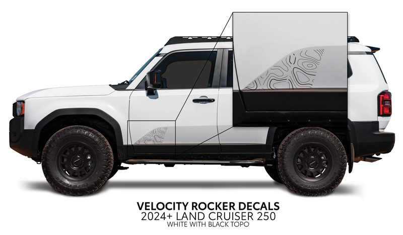 Load image into Gallery viewer, 2024+ Land Cruiser 250 Velocity Lower Rocker Decals
