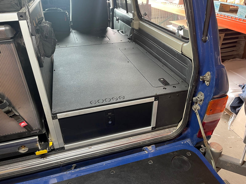 Load image into Gallery viewer, Toyota Land Cruiser 1980-1990 60 Series - Single Drawer Module with Fitted Top Plate - 22-3/16&quot;W x 9-1/2&quot;H x 40&quot;D
