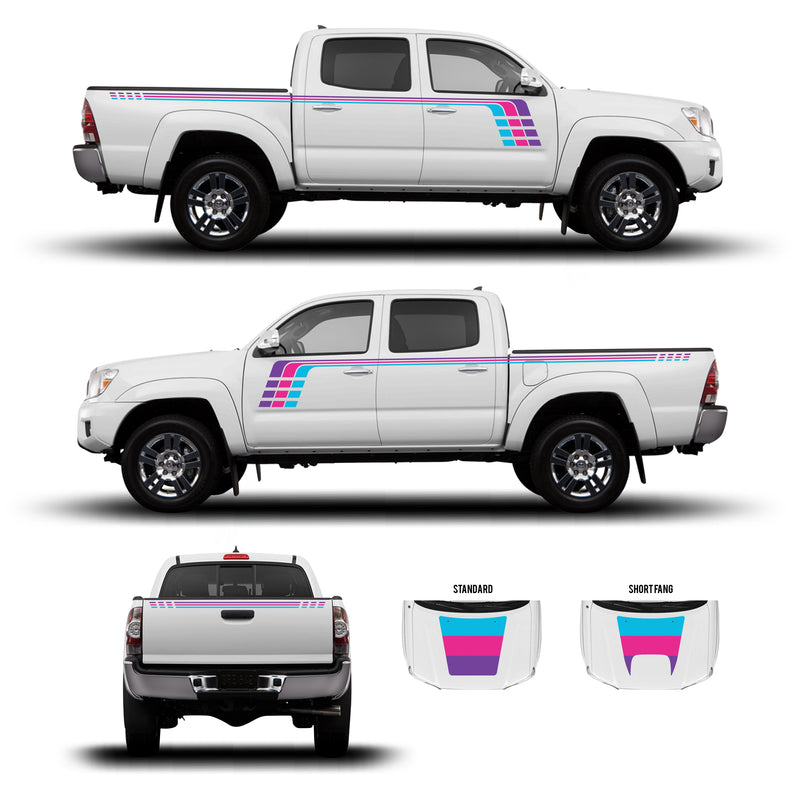Load image into Gallery viewer, 2005-15 Tacoma Checkered Stripe Kit
