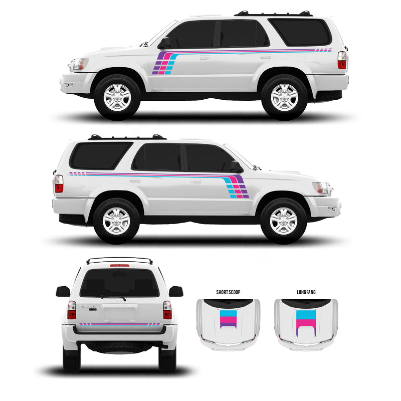 Load image into Gallery viewer, 1996-02 4Runner Checkered Stripe Kit
