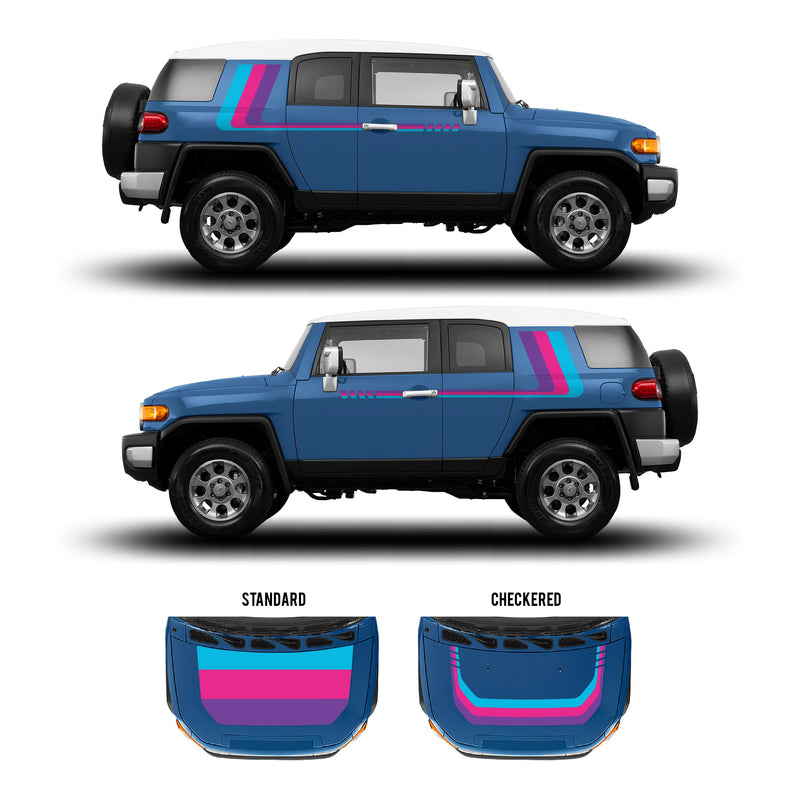 Load image into Gallery viewer, 2007-14 FJ Cruiser Checkered Stripe Kit
