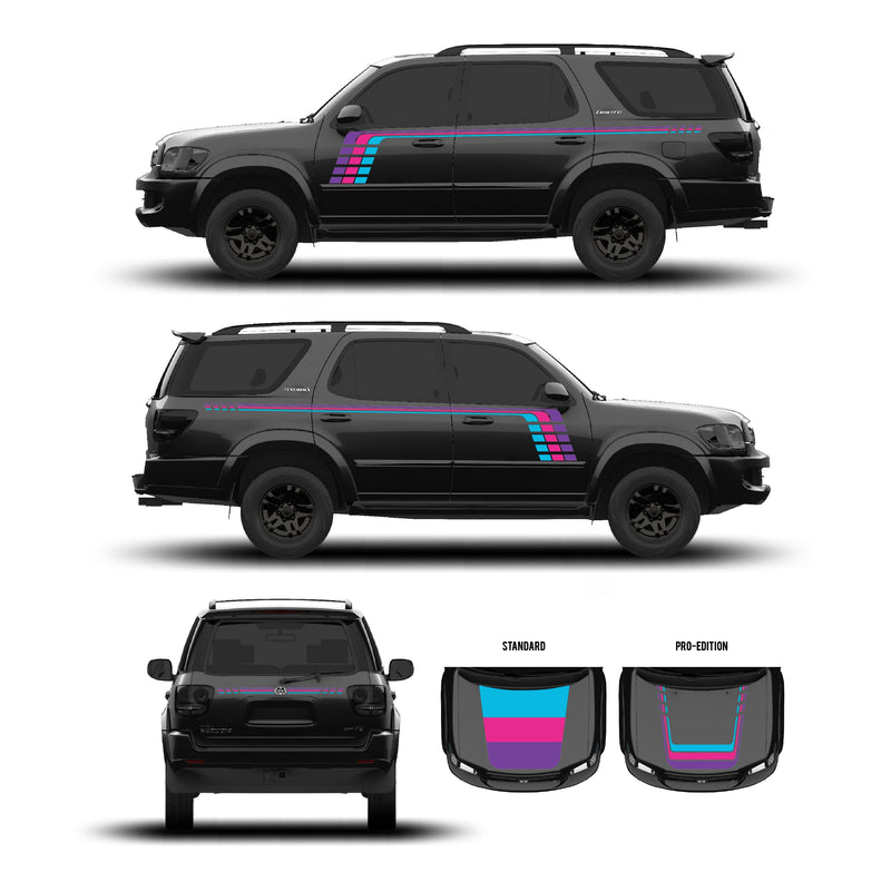 Load image into Gallery viewer, 2001–07 Sequoia Checkered Stripe Kit
