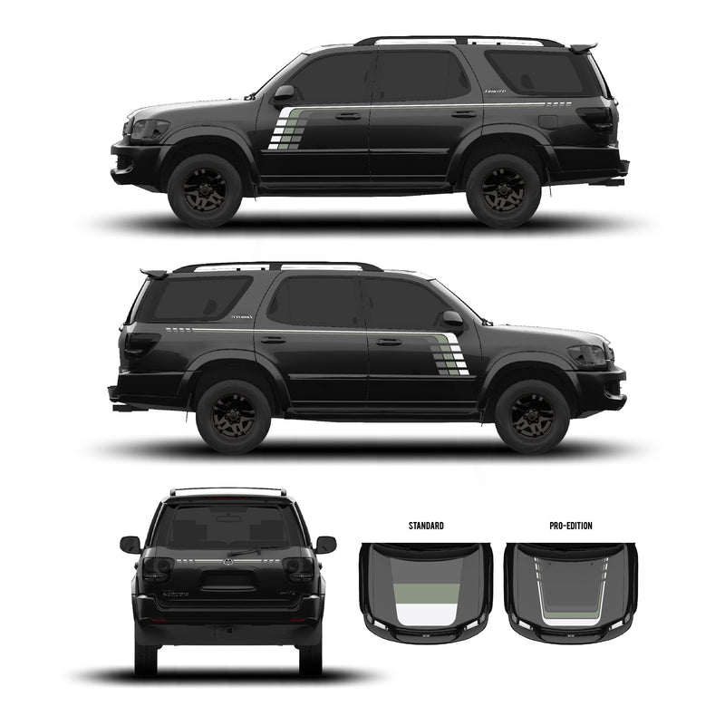 Load image into Gallery viewer, 2001–07 Sequoia Checkered Stripe Kit
