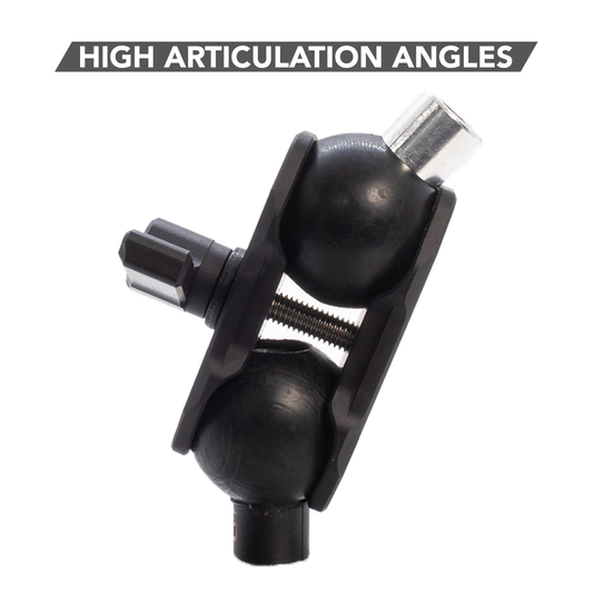 Mach 125 Arm - Short Machined Aluminum 1" Ball Mount Arm