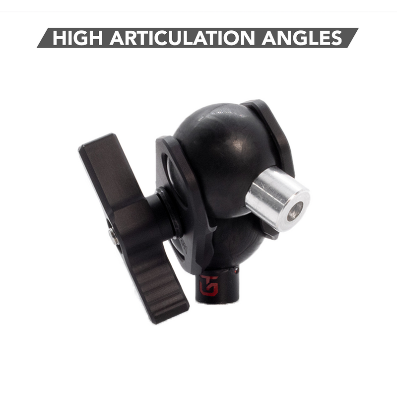 Load image into Gallery viewer, Mach 125 Arm - Short Machined Aluminum 1&quot; Ball Mount Arm
