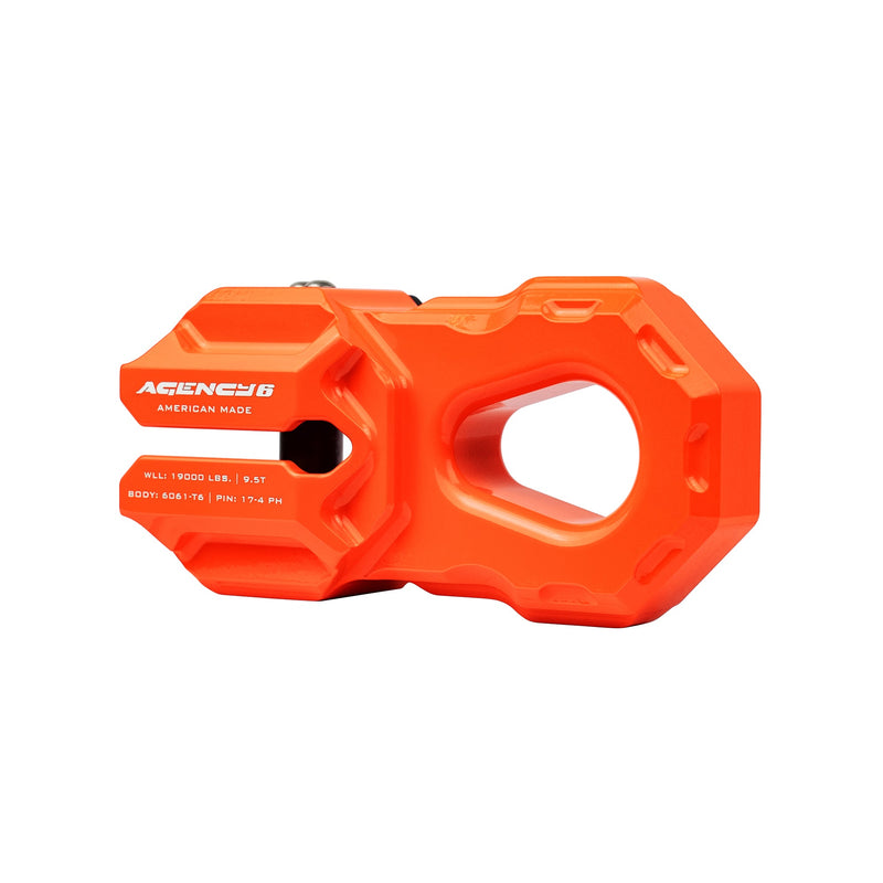 Load image into Gallery viewer, Billet Winch Shackle - Orange
