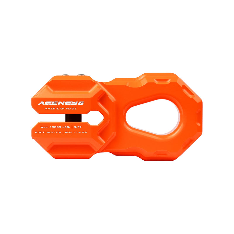 Load image into Gallery viewer, Billet Winch Shackle - Orange

