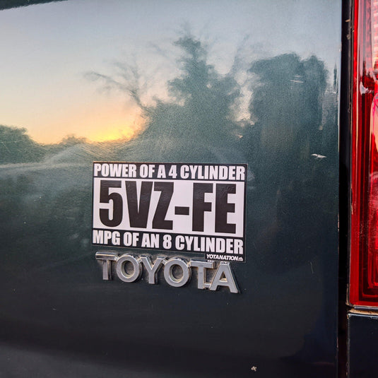 5VZ-FE Power Sticker