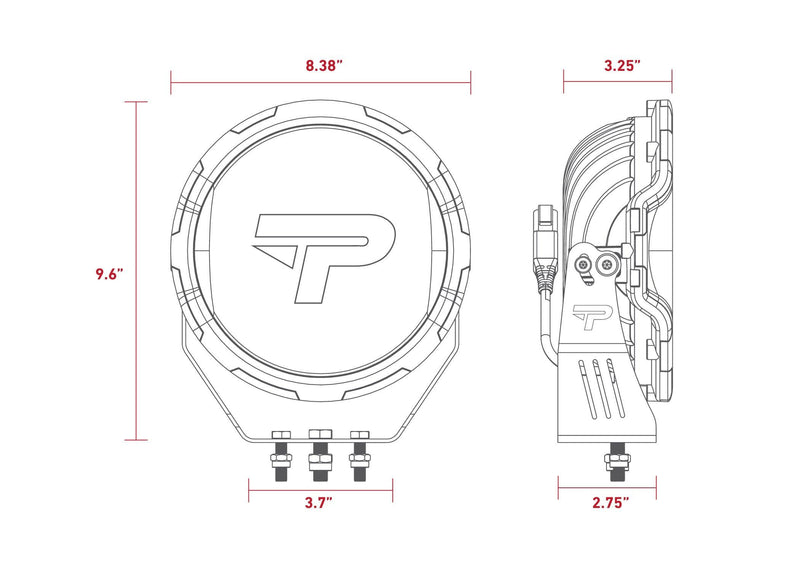 Load image into Gallery viewer, PROWLR 9&quot; LED Driving Light [TRUE AMBER]
