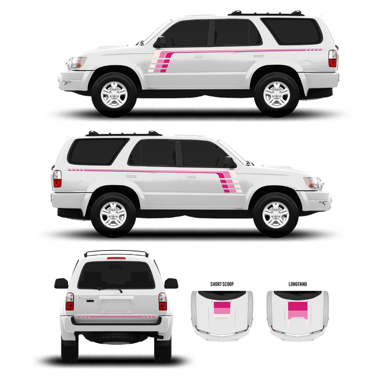 Load image into Gallery viewer, 1996-02 4Runner Checkered Stripe Kit
