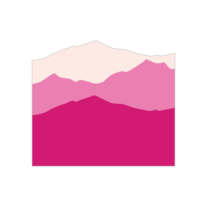 Load image into Gallery viewer, Sunset Mountain Decal

