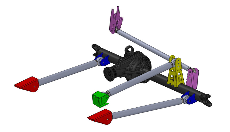 Load image into Gallery viewer, 3 Link Kit with 1.25&quot; Heims
