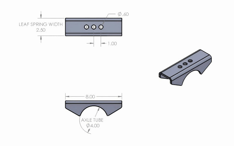 Load image into Gallery viewer, Dana 70HD or Dana 80 Spring Perches
