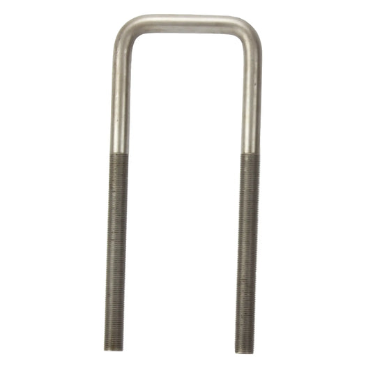 Flat bottom U-Bolt, 3 5/8" x 5/8" x 10"