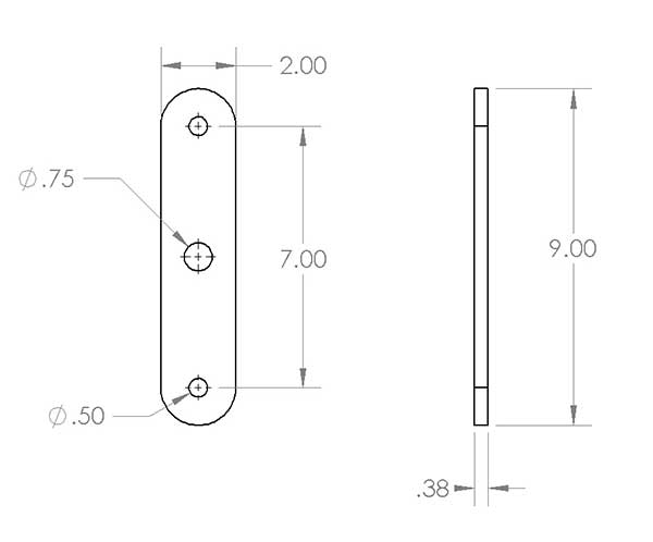 Load image into Gallery viewer, Shackle-Extra Large 7&quot;

