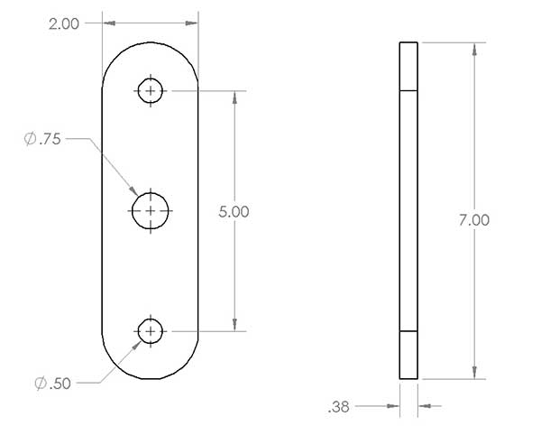 Load image into Gallery viewer, Shackle-Medium 5&quot;
