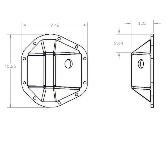 Dana 44 Differential Cover