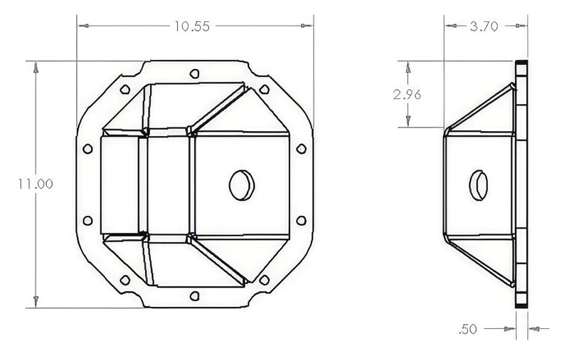 Load image into Gallery viewer, Ford 8.8&quot; Differential Cover

