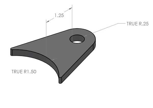 Load image into Gallery viewer, 3.0&quot; Axle Mount Shock Tabs, Pair
