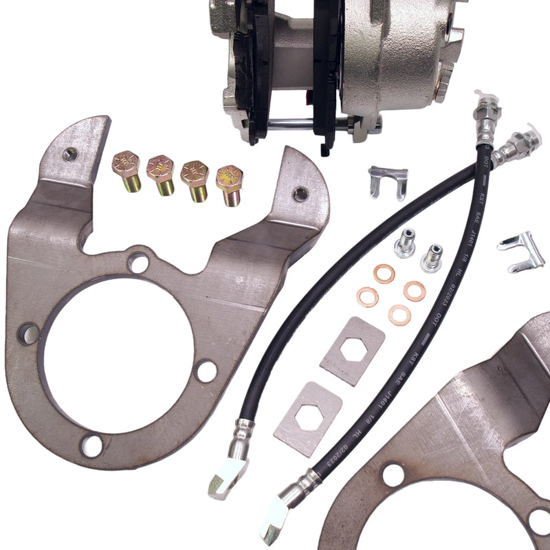 Load image into Gallery viewer, 14 Bolt Disc Brake Conversion Kit (C&amp;C Axle &amp; Hubs While Using A Single Rear Wheel)

