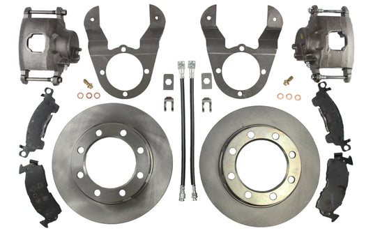 Dana 70 Chevy Dually Axle Disc Brake Conversion Kit Using SRW