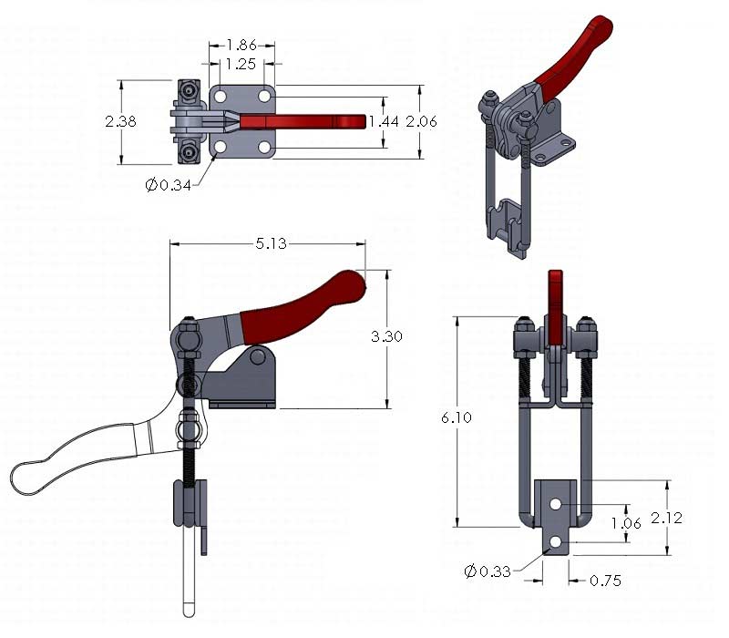 Load image into Gallery viewer, Swing Out Tire Carrier Latch
