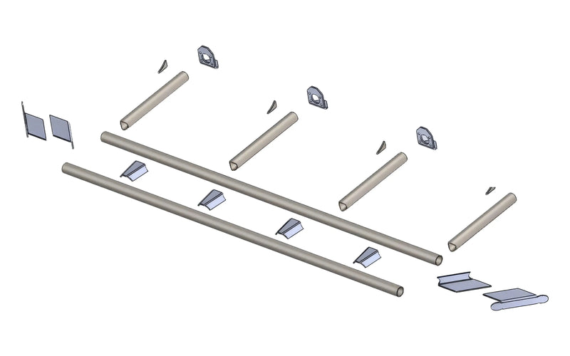 Load image into Gallery viewer, DIY Rock Sliders - No Tubing
